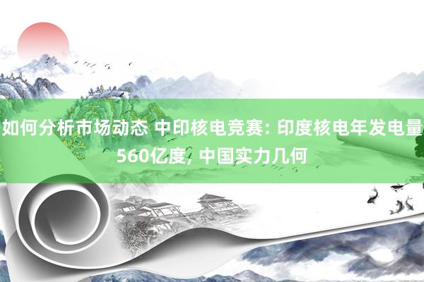 如何分析市场动态 中印核电竞赛: 印度核电年发电量560亿度, 中国实力几何