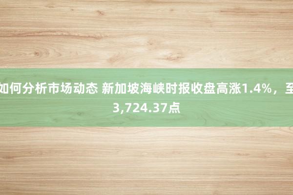 如何分析市场动态 新加坡海峡时报收盘高涨1.4%，至3,724.37点