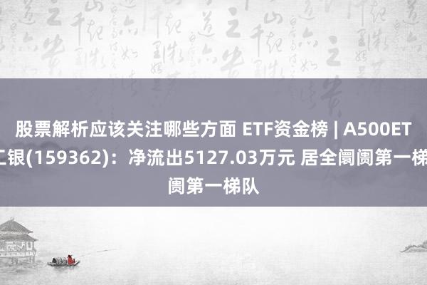 股票解析应该关注哪些方面 ETF资金榜 | A500ETF工银(159362)：净流出5127.03万元 居全阛阓第一梯队