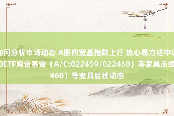 如何分析市场动态 A股四宽基指数上行 热心易方达中证A500ETF鸠合基金（A/C:022459/022460）等家具后续动态