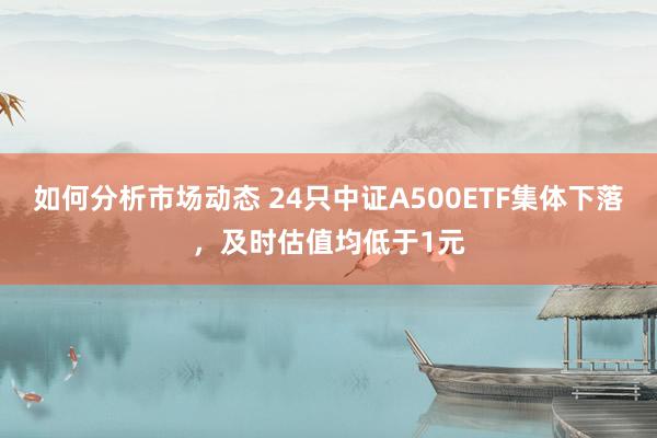 如何分析市场动态 24只中证A500ETF集体下落，及时估值均低于1元