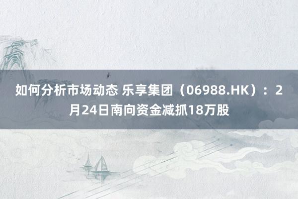 如何分析市场动态 乐享集团（06988.HK）：2月24日南向资金减抓18万股