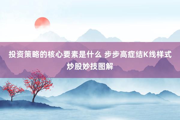 投资策略的核心要素是什么 步步高症结K线样式炒股妙技图解